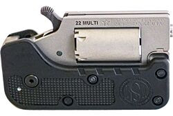 Standard Switch Gun .22 Win Mag, 0.75" Barrel, Stainless, Blk Folding Handle, 5rd