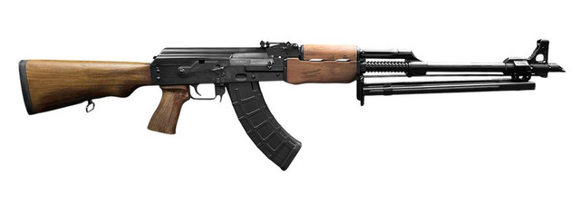 Zastava M72 RPK 7.62x39mm, 21" Barrel, Black Rec, Wood Furniture, Bipod, 30rd