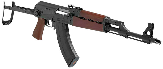 Zastava Arms ZPAPM70 7.62x39mm 16.30" Barrel, 1.5mm Bulged Trunnion Receiver, Serbian Red Wood Handguard, Underfolding Stock, Serbian Red Grip - Image 3